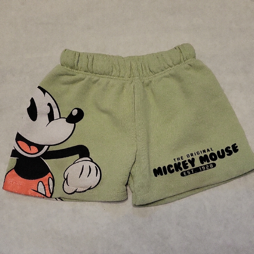 Disney Mickey Mouse mint green shorts